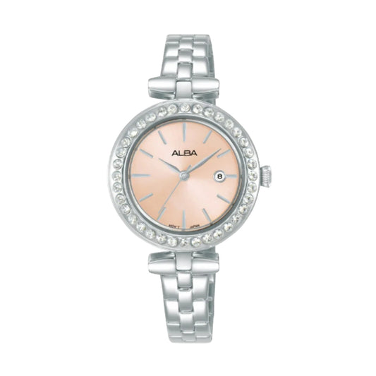 AH7DS5X1 Fashion Pink Dial Women's Quartz Watch