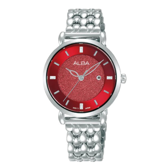AH7DT5X1 Fashion Red Dial Women's Quartz Watch