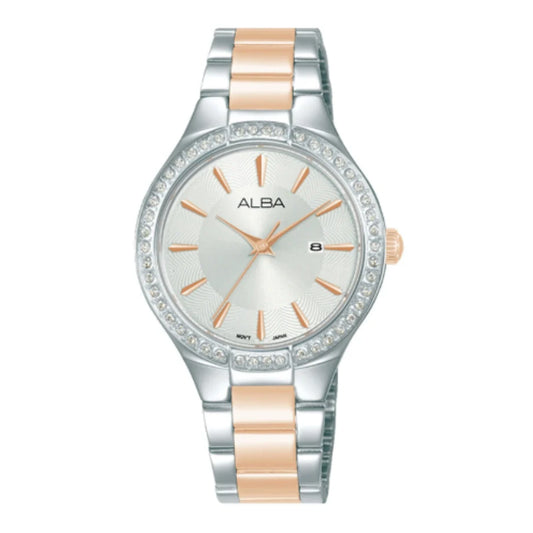 AH7DT9X1 Fashion Rose Gold Dial Women's Quartz Watch