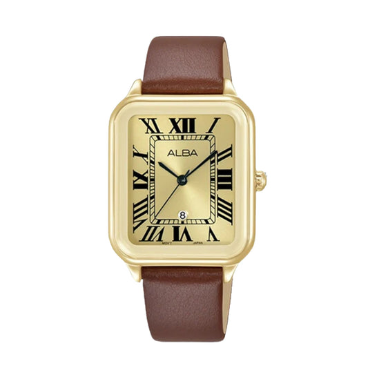 AH7DX6X1 Fashion Gold Dial Women's Quartz Watch