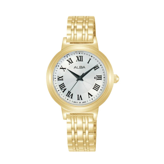 AH7EB2X1 Fashion White Dial Women's Quartz Watch