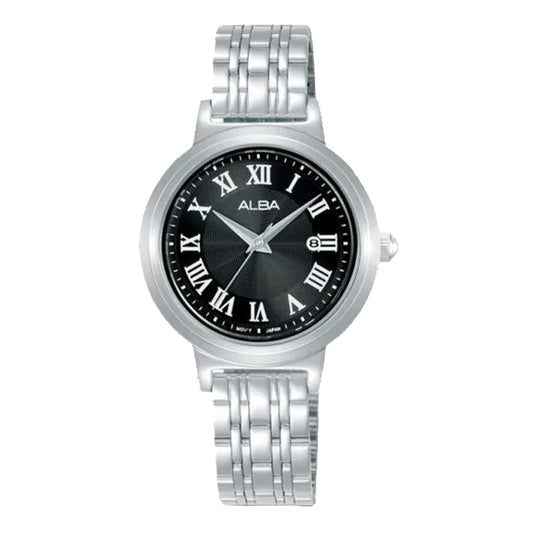 AH7EB5X1 Fashion Black Dial Women's Quartz Watch