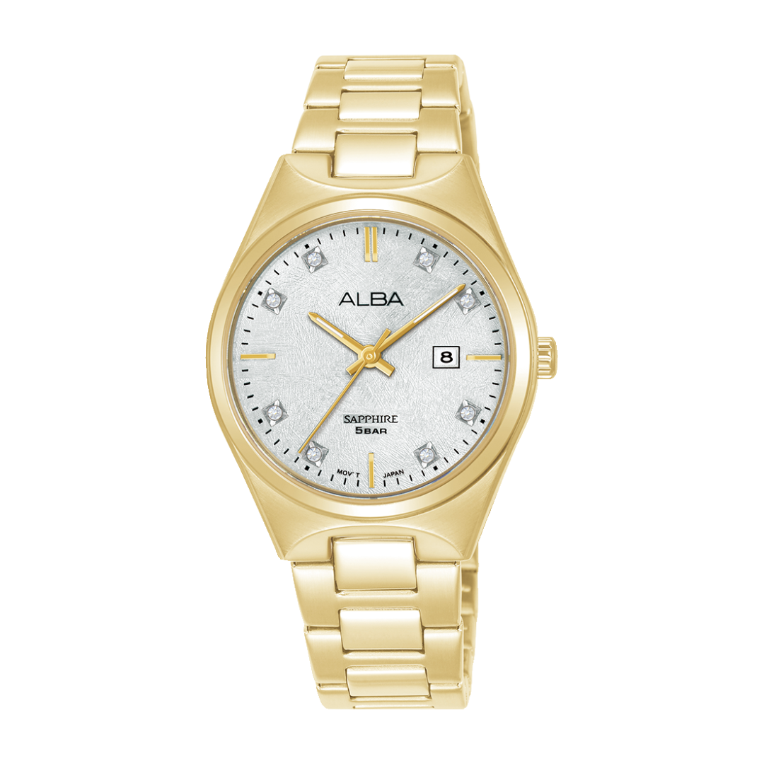AH7ER4X1 Prestige Gold Stainless Steel Quartz Watch