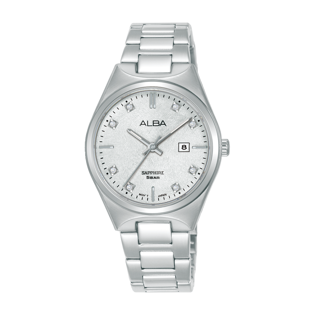 AH7ES5X1 Prestige Silver Stainless Steel Quartz Watch