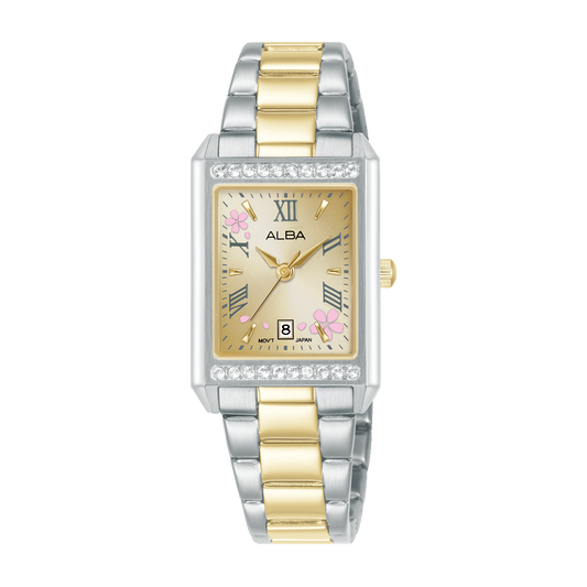 AH7EZ9X1 Signa Gold Dial Stainless Steel Quartz Watch