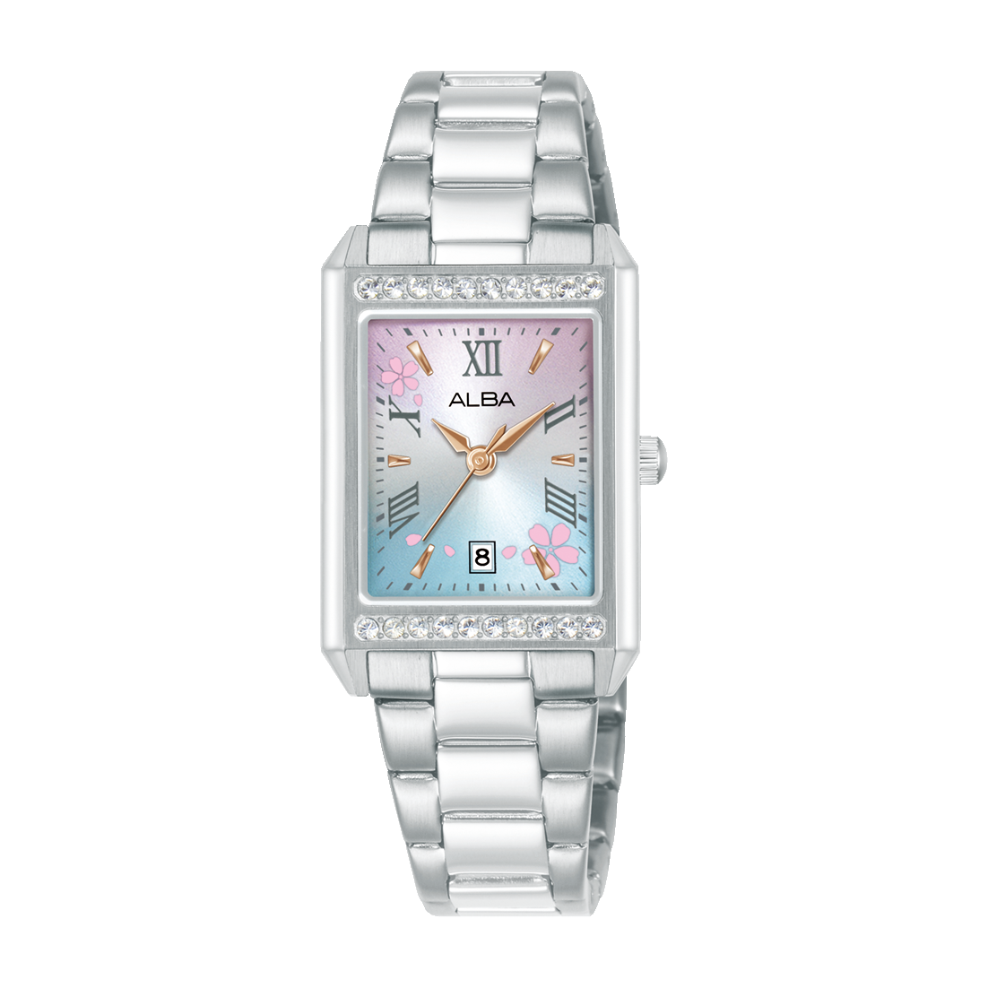 AH7FA1X1 Signa Pink Dial Stainless Steel Quartz Watch