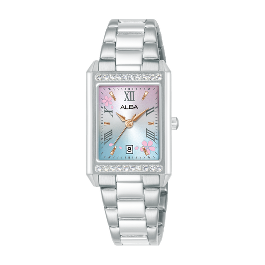 AH7FA1X1 Signa Pink Dial Stainless Steel Quartz Watch