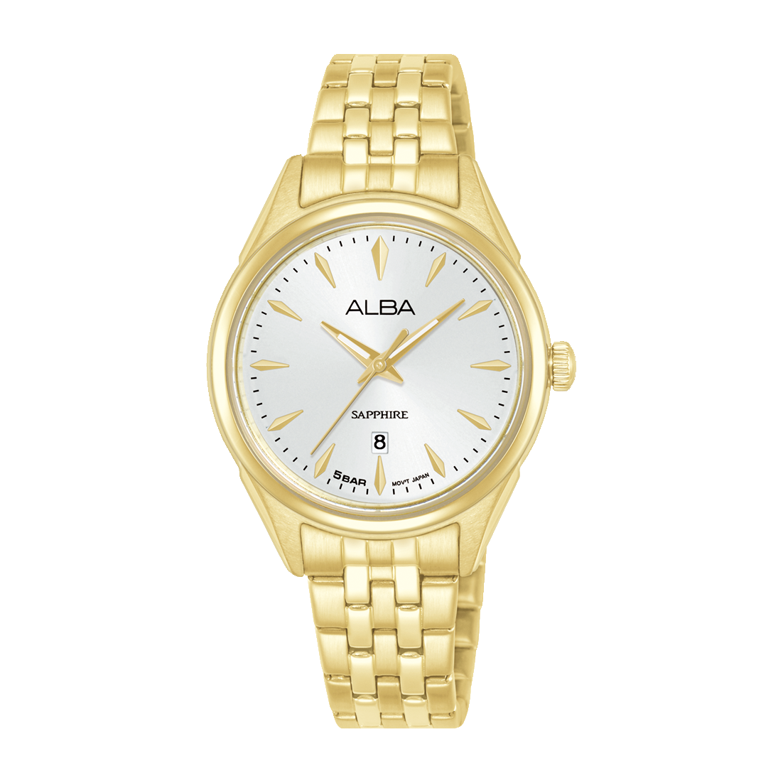 AH7FA8X1 Prestige White Dial Stainless Steel Quartz Watch