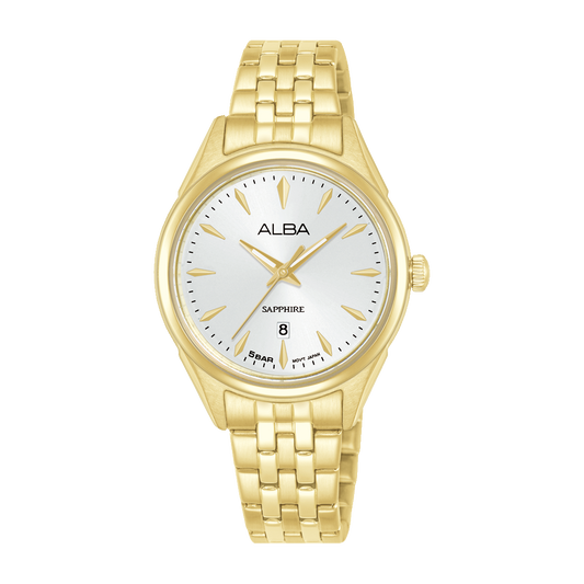 AH7FA8X1 Prestige White Dial Stainless Steel Quartz Watch