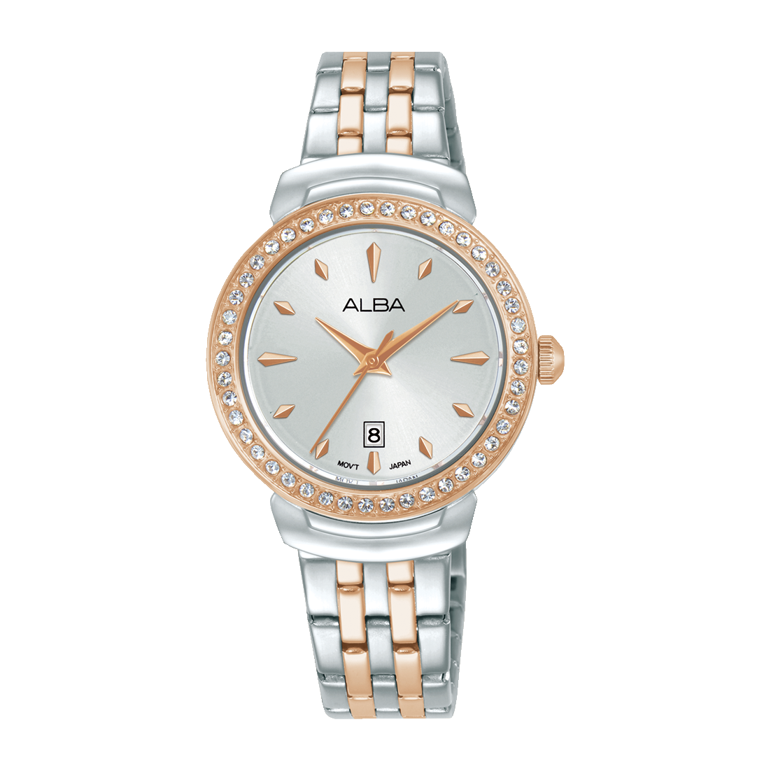 AH7FC4X1 Fashion Silver Dial Stainless Steel Quartz Watch