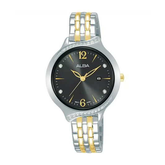AH7W11X1 Fashion Gray Dial Stainless steal Quartz Watch