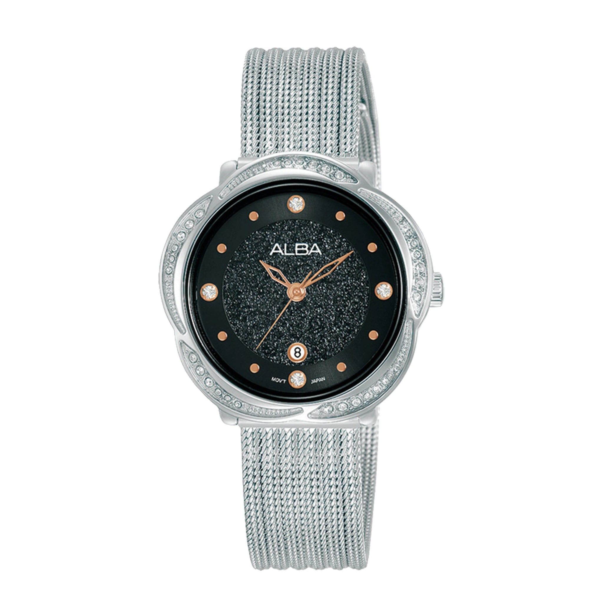 AH7X17X1 Fashion Black Dial Women's Quartz Watch 32mm