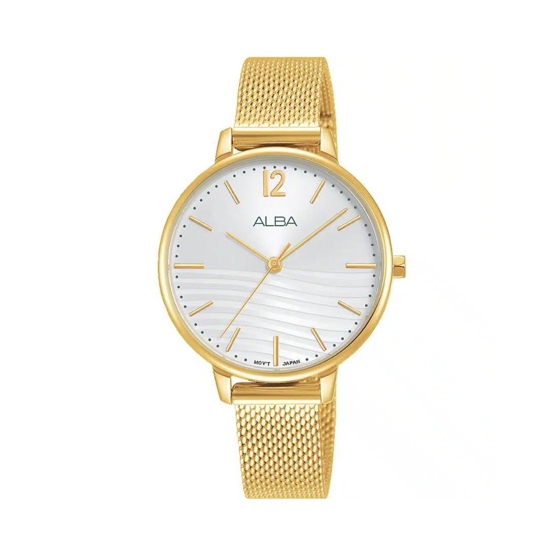 AH8722X1 Fashion Silver Dial Stainless Steel Quartz Watch