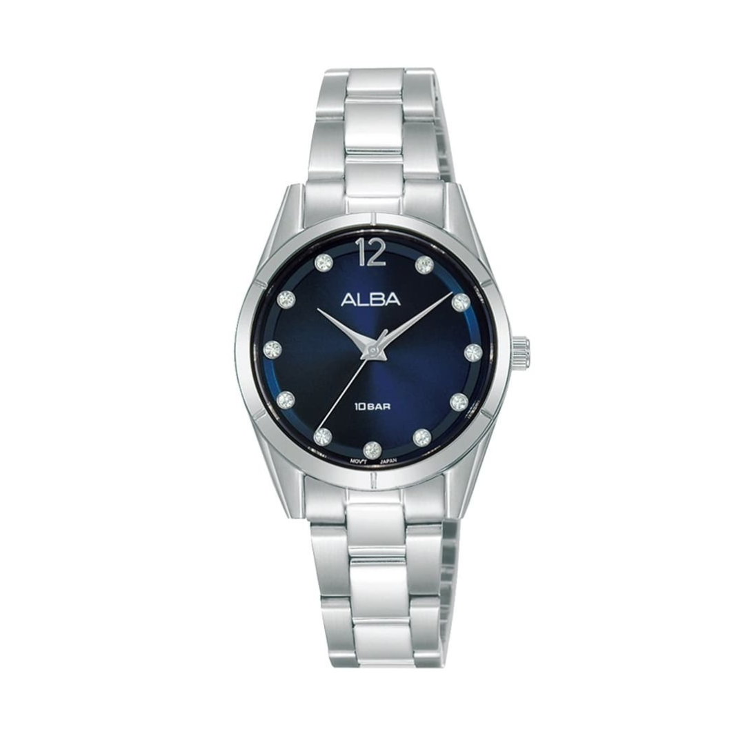 AH8741X1 Fashion Blue Dial Stainless Steel Quartz Watch