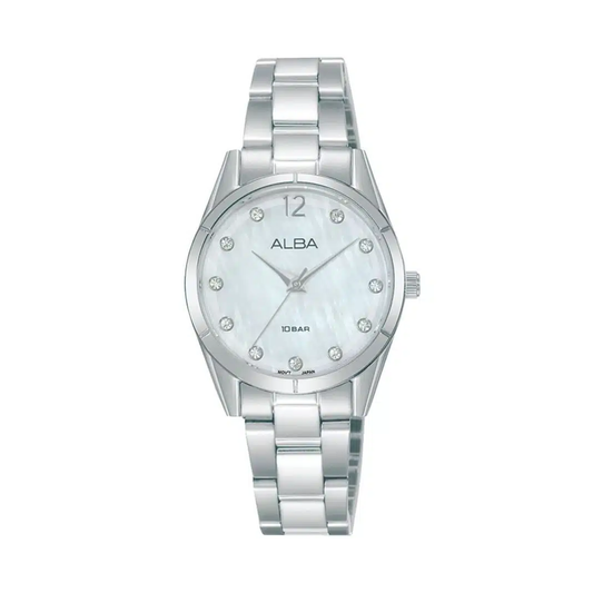 AH8747X1 Fashion Silver Dial Stainless Steel Quartz Watch