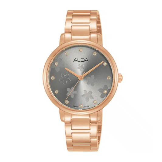 AH8846X1 Fashion Gray Dial Stainless steal Quartz Watch