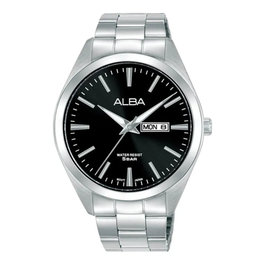 AJ6207X1 Prestige Black Stainless Steel Quartz Watch