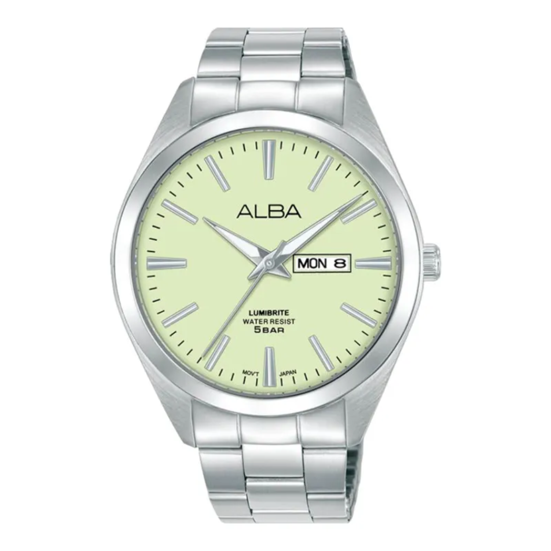 AJ6211X1 Prestige Luminous Stainless Steel Quartz Watch