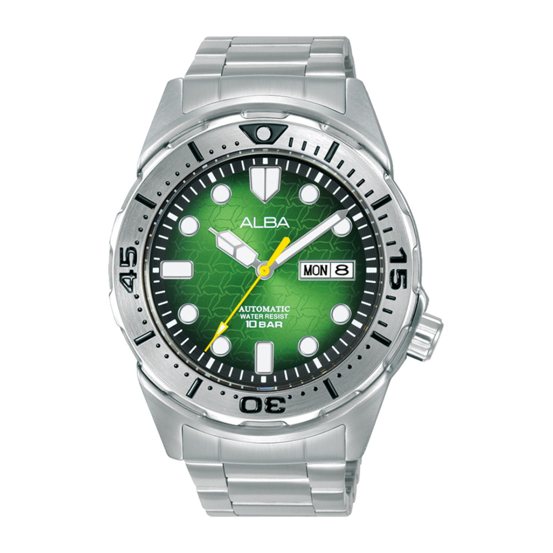 Alba Philippines AL4443X1 Green Dial Stainless Steel Strap Men's Automatic Watch 42mm