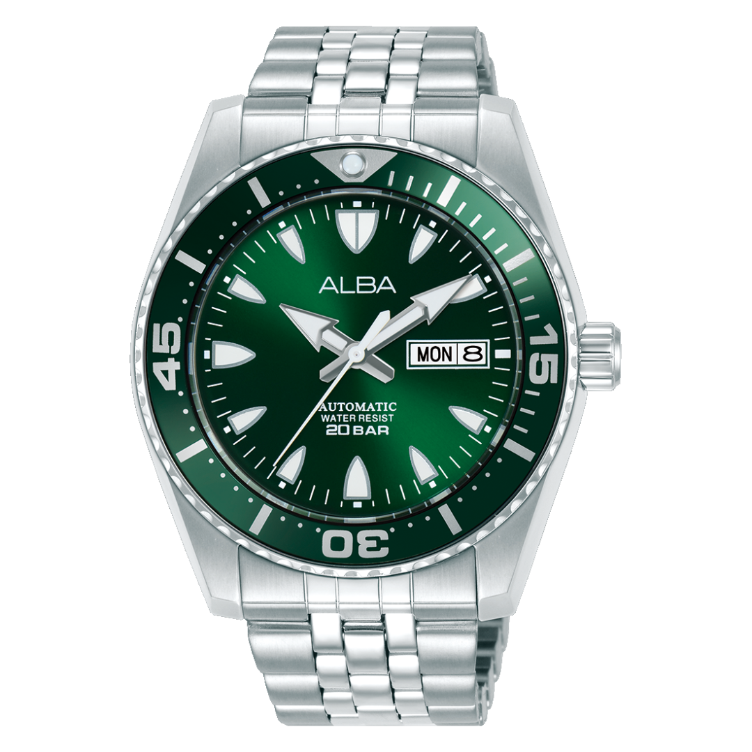 AL4767X1 Mechanical Green Stainless Steel Automatic Watch