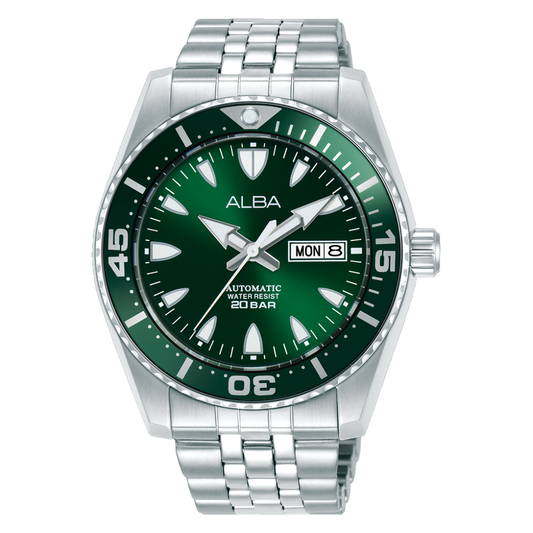 AL4767X1 Mechanical Green Stainless Steel Automatic Watch