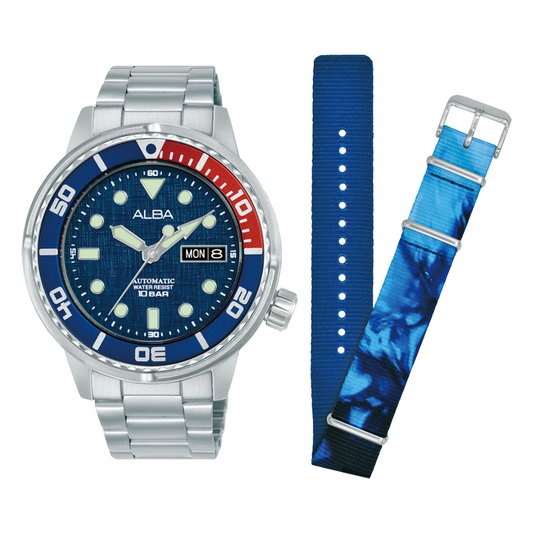 AL4771X2 Mechanical Blue Stainless Steel Automatic Watch