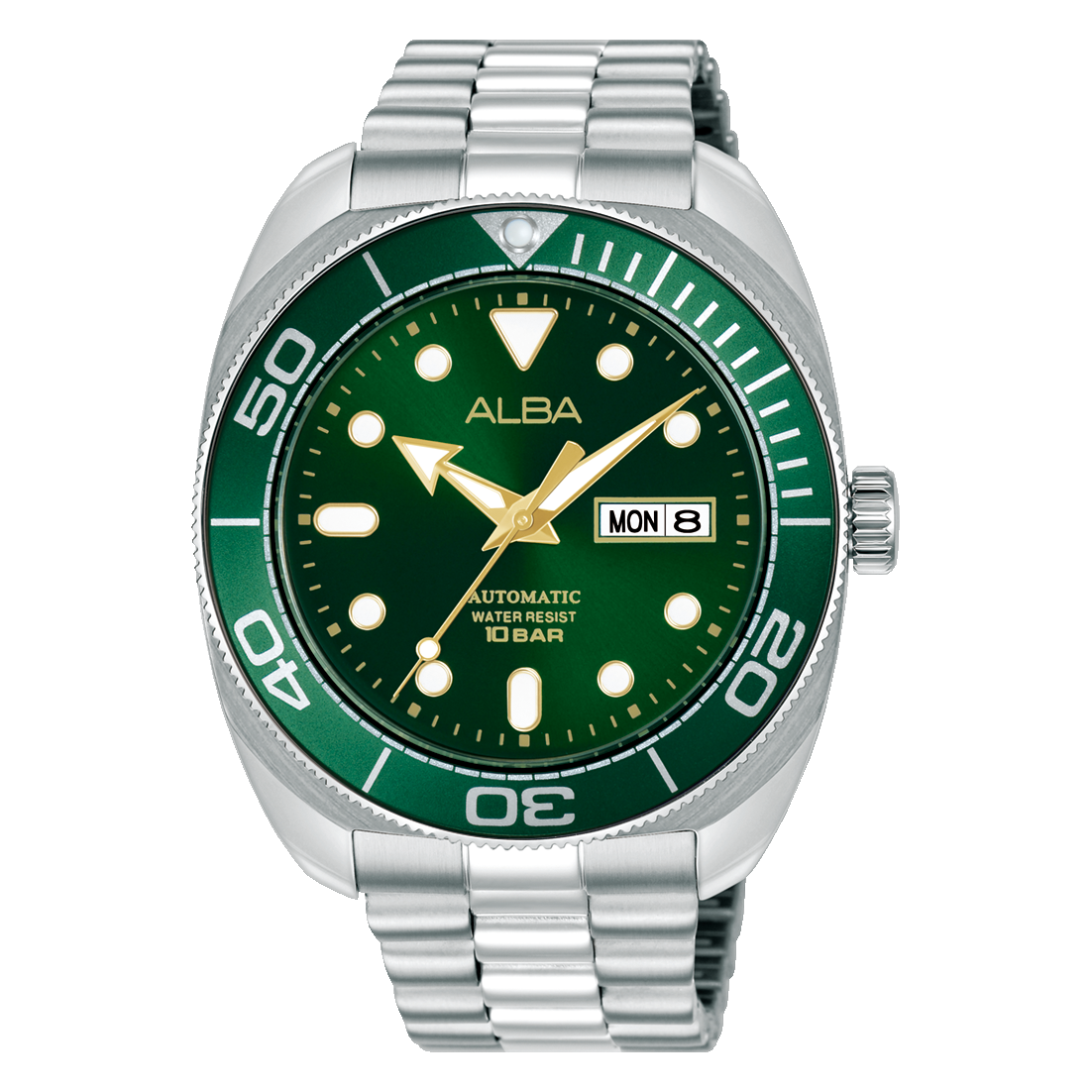AL4817X1 Mechanical Green Dial Stainless Steel Automatic Watch