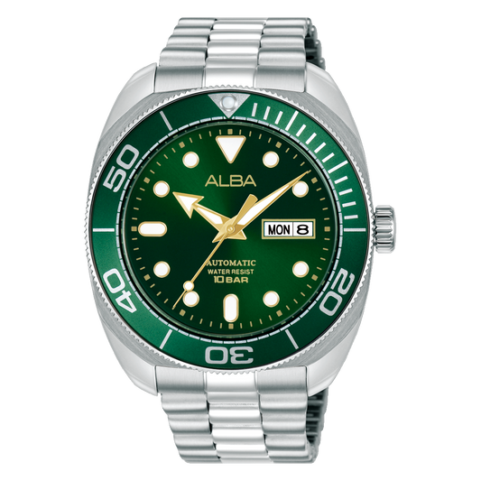 AL4817X1 Mechanical Green Dial Stainless Steel Automatic Watch