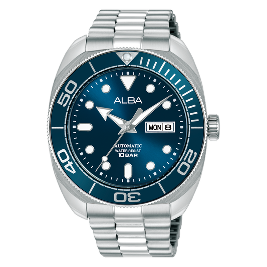 AL4823X1 Mechanical Blue Dial Stainless Steel Automatic Watch