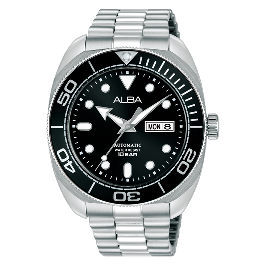 AL4825X1 Mechanical Black Dial Stainless Steel Automatic Watch