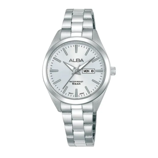 AN8121X1 Prestige Silver Stainless Steel Quartz Watch