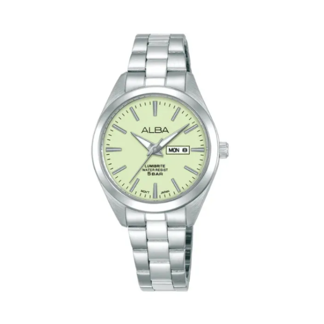 AN8123X1 Prestige Luminous Stainless Steel Quartz Watch