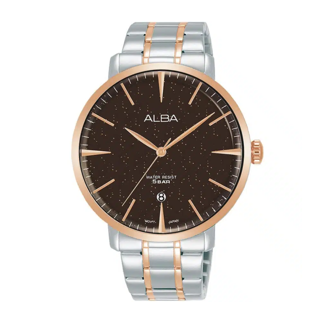 AS9L92X1 Prestige Brown Dial Stainless steal Quartz Watch