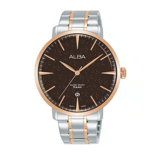 AS9L92X1 Prestige Brown Dial Stainless steal Quartz Watch