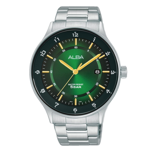AS9M09X1 Prestige Green Stainless Steel Quartz Watch