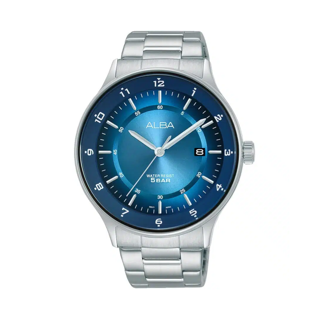 AS9M11X1 Prestige Blue Dial Stainless Steel Quartz Watch