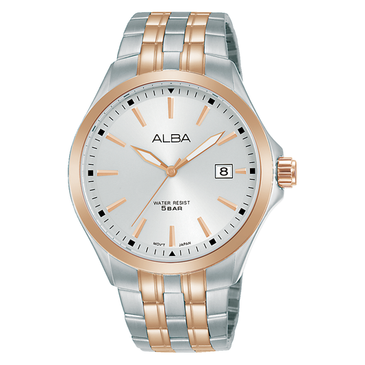 AS9M74X1 Prestige Silver Dial Stainless Steel Quartz Watch