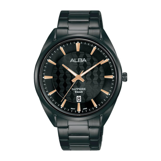AS9P51X1 Prestige Black Dial Men's Quartz Watch 41mm