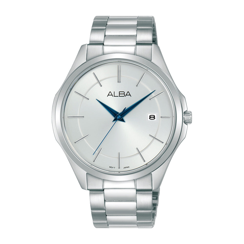 Alba Philippines AS9P77X1 Prestige Silver Dial Men's Quartz Watch 40mm