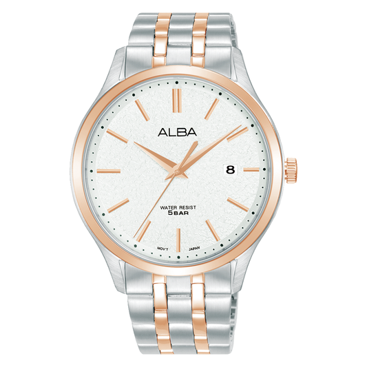 AS9R28X1 Prestige White Dial Stainless Steel Quartz Watch