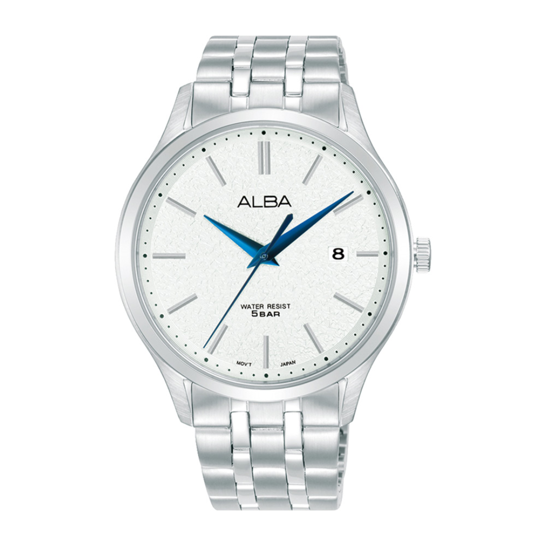 Alba Philippines AS9R35X1 White Dial Stainless Steel Strap Men's Quartz Watch 41mm