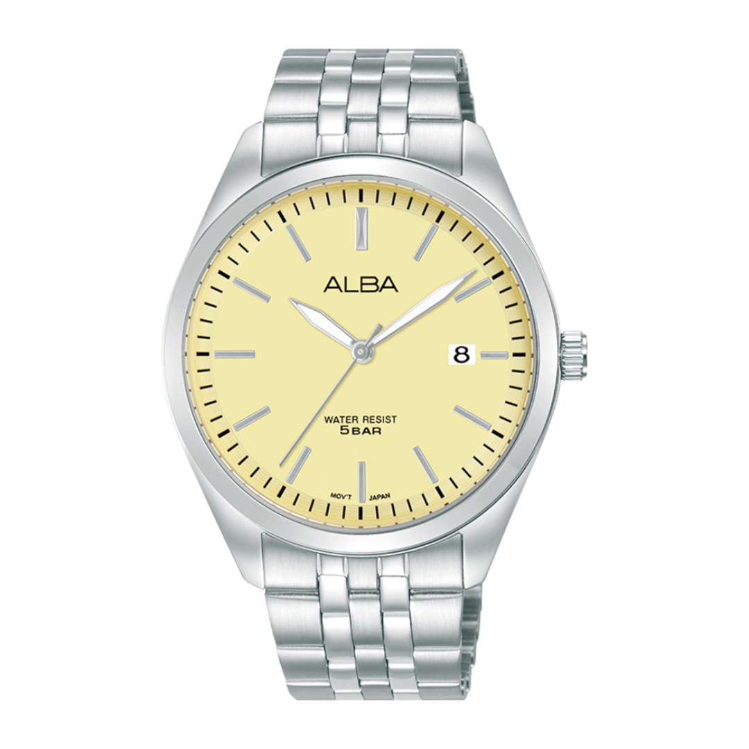 Alba Philippines AS9S21X1 Luminous Dial Stainless Steel Strap Men's Quartz Watch 40mm