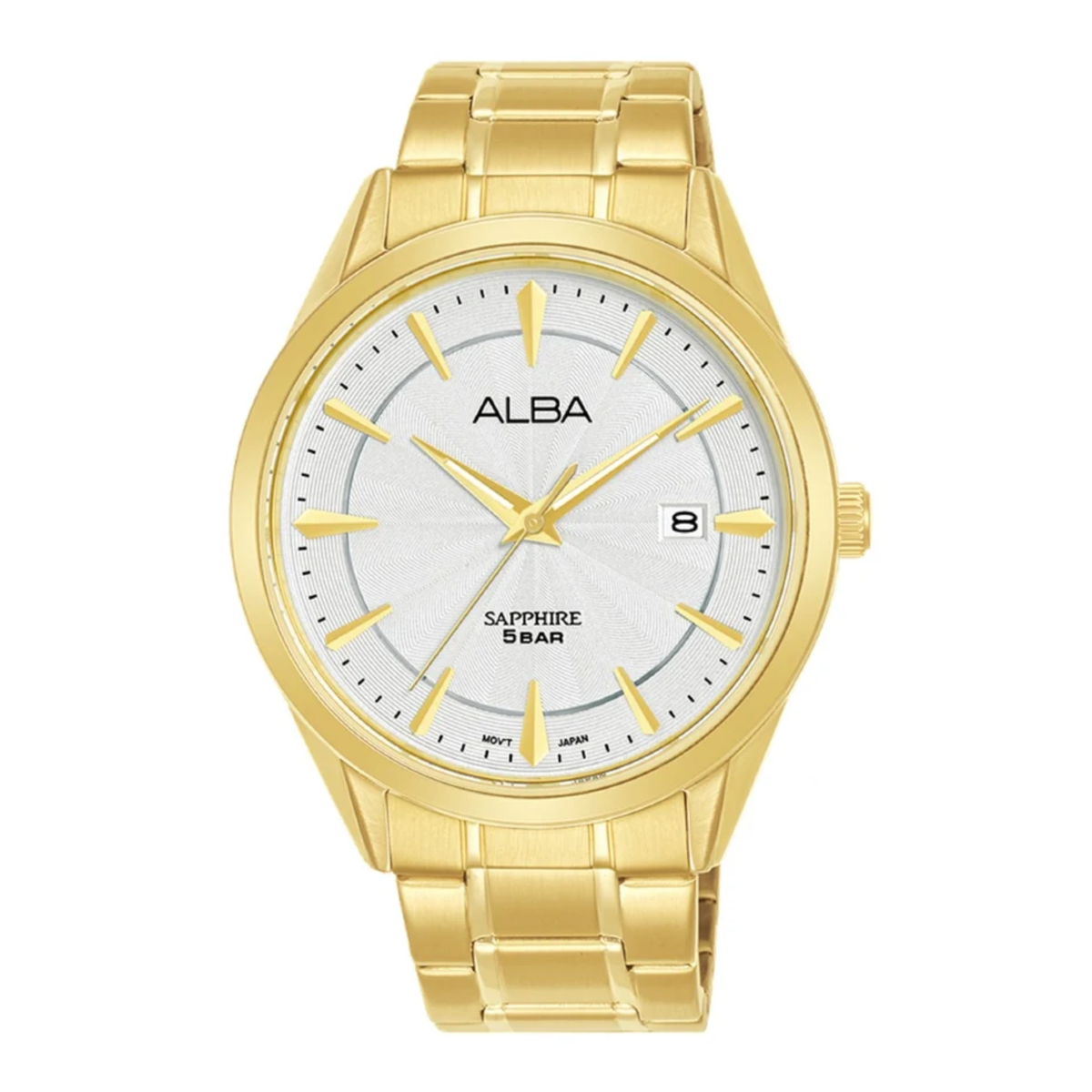 AS9S46X1 Prestige White Dial Stainless Steel Quartz Watch