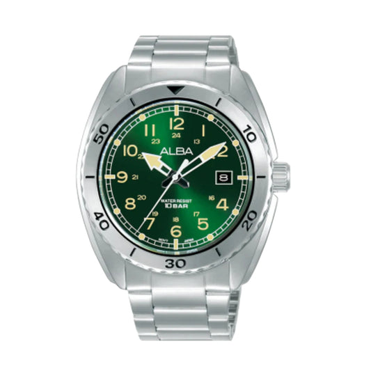 AS9U71X1 Active Green Dial Men's Quartz Watch