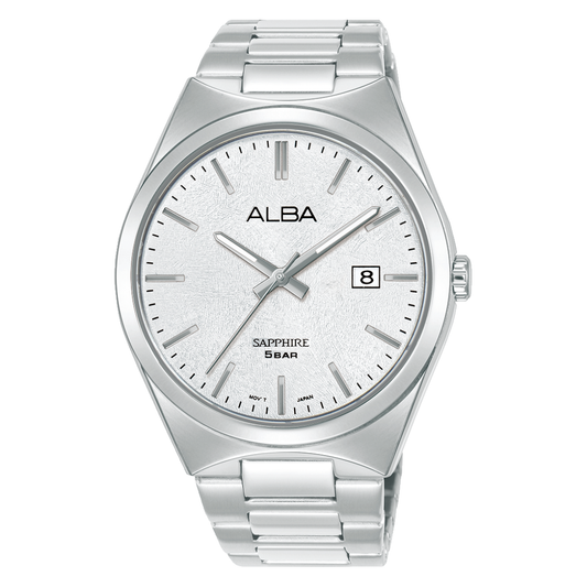 AS9V85X1 Prestige Silver Stainless Steel Quartz Watch