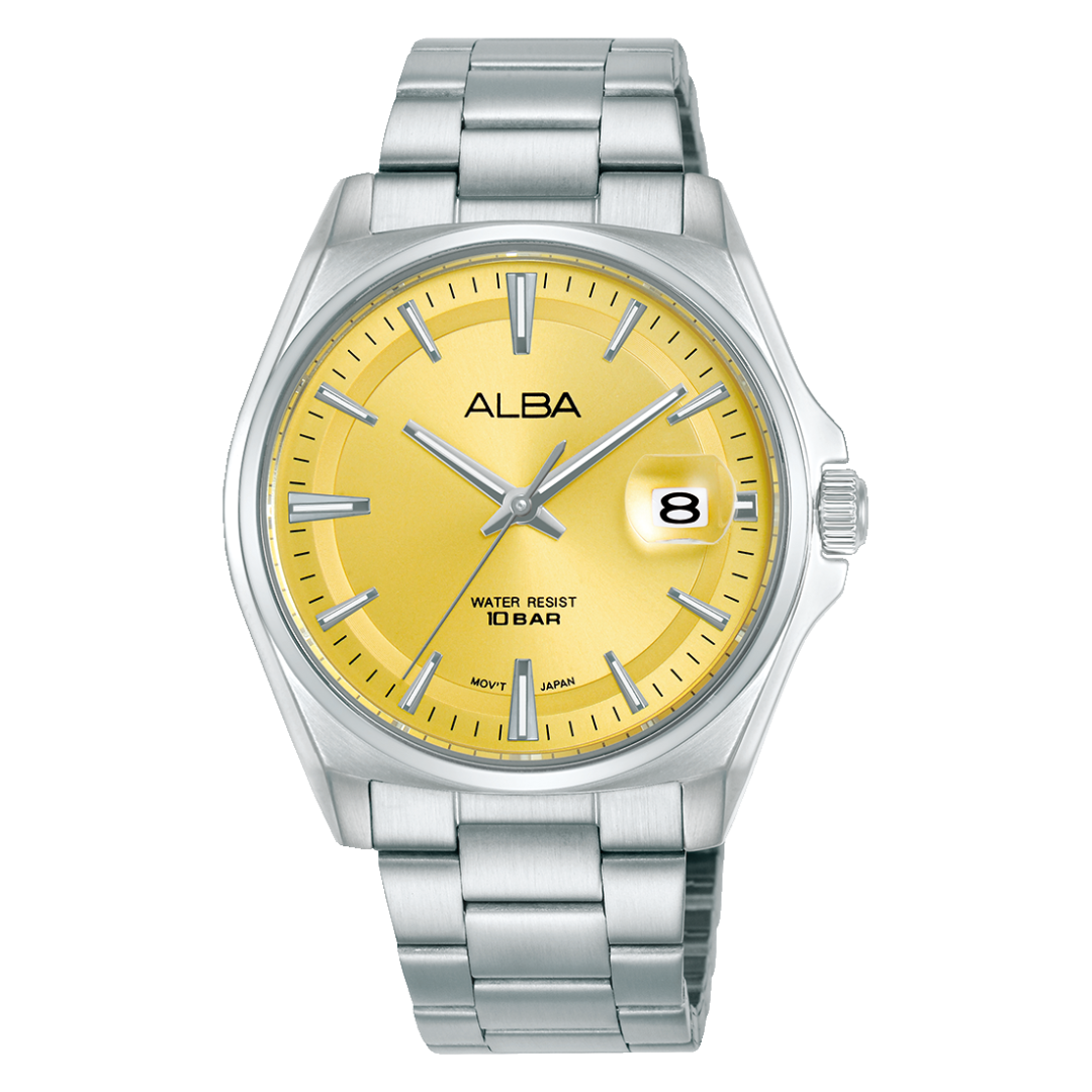 AS9V95X1 Active Gold Stainless Steel Quartz Watch