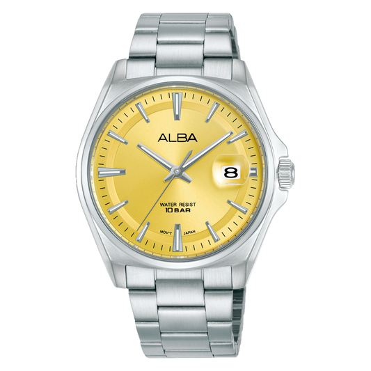 AS9V95X1 Active Gold Stainless Steel Quartz Watch