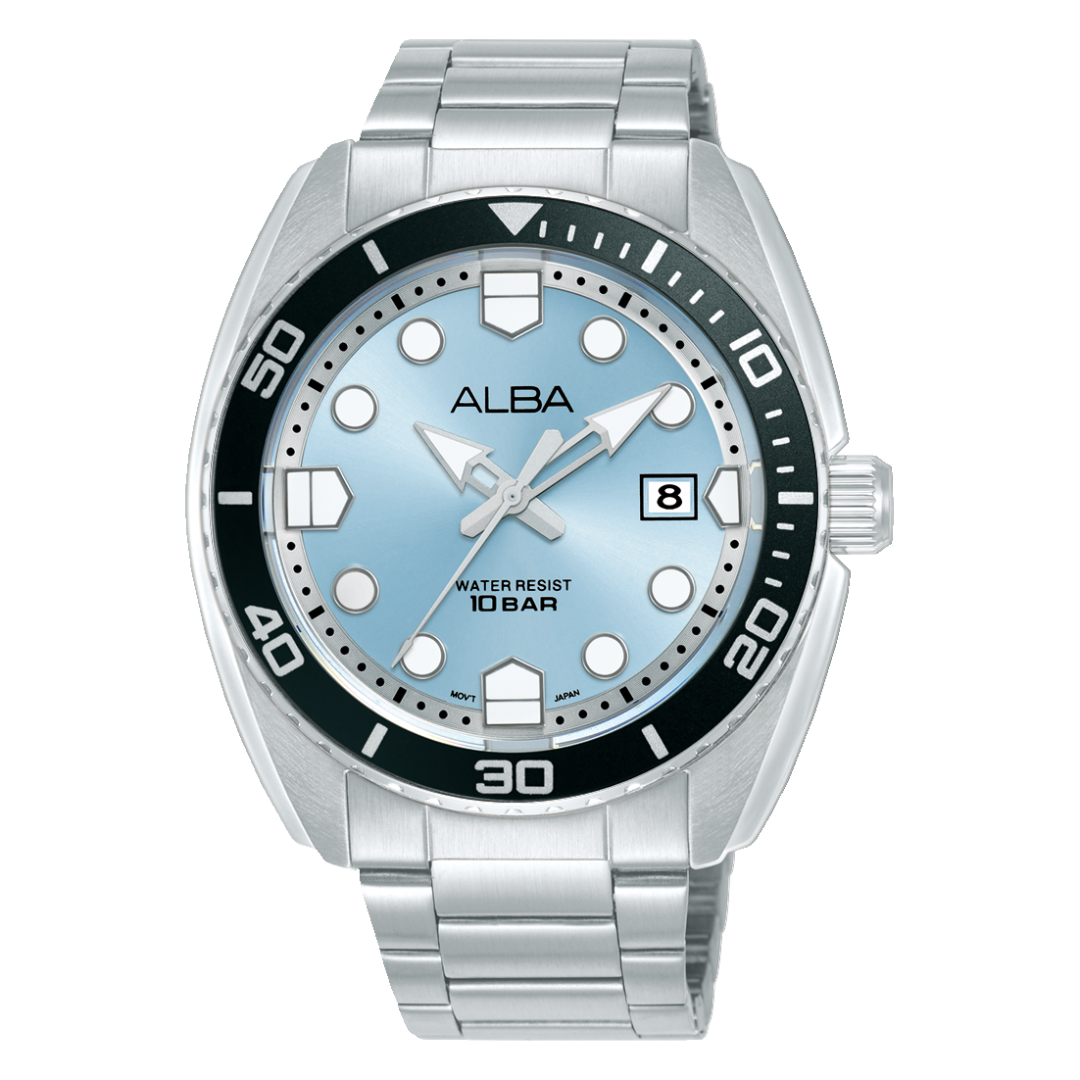 AS9W27X1 Active Blue dial Stainless Steel Quartz Watch