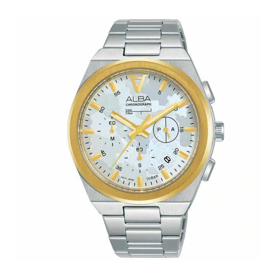 AT3H50X1 Signa Silver White Dial Stainless steal Quartz Watch