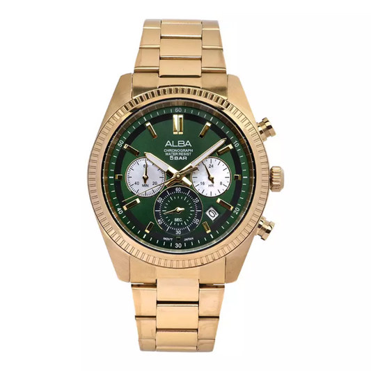 AT3K12X1 Active Green Dial Men's Quartz Watch